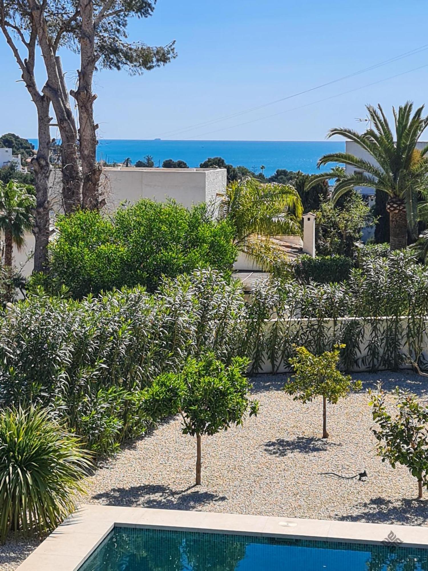 A014 - Villa moderna de lujo de nueva construcción a 1km de Playa Fustera Benissa Exterior foto